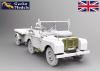 Gecko Models 35GM0076 Korean War British FV18001 Mk. 1 80in 4x4 Utility Vehicle (Early Production) w/10-cwt Bantam Trailer 1/35